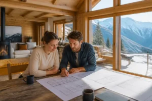 chalet-en-bois-montagne