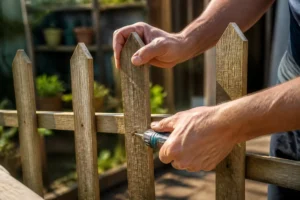 Comment créer une petite barrière en bois solide et durable ?